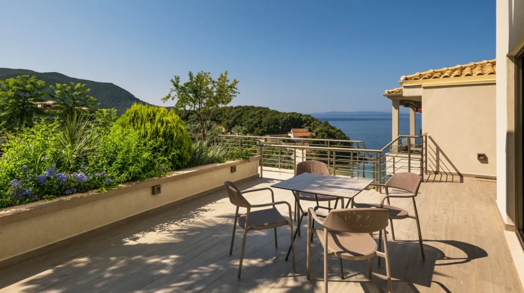 Deluxe suite side sea view 1 at Prima Vista Sivota